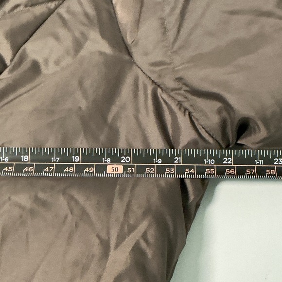 Eddie Bauer Women's Down Quilted Coat EB550 Fill Power Puffer Jacket Brown Small - Picture 8 of 11